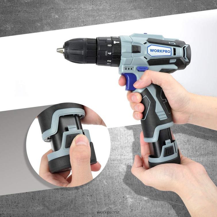 12V 2.0Ah Lithium-ion Battery Pack 8884L224 Helpful WORKPRO Tool