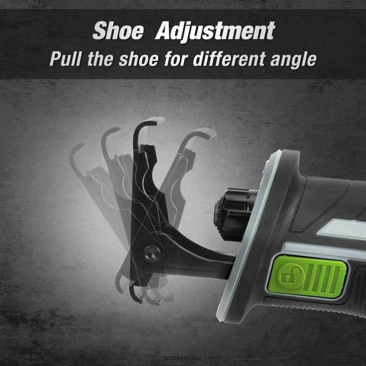 Cordless Reciprocating Saw, 4 Saw Blades for Wood & Metal Cutting Included 8884L184 New WORKPRO Tool