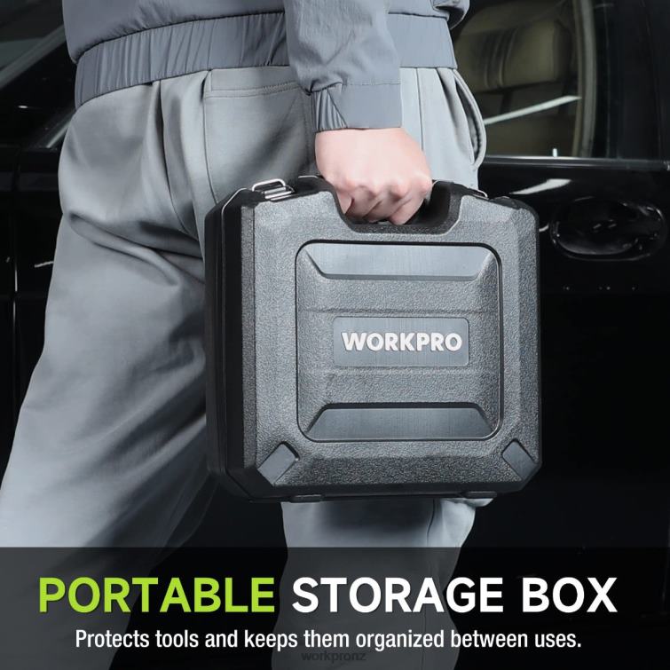 20V Cordless Impact Wrench, with 4.0 Ah Battery, Fast Charger, 4 Impact Sockets and Storage Case 8884L188 Morden WORKPRO Tool