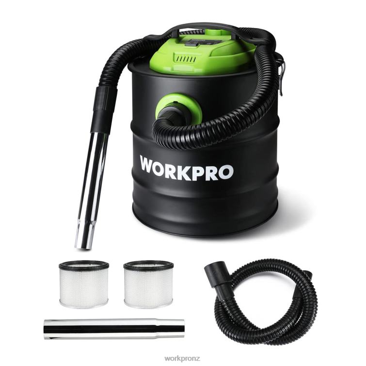 5.2 Gallon Ash Vacuum, 5.5 Peak Horsepower Ash Vac Cleaner with HEPA Filter 8884L212 Helpful WORKPRO Tool