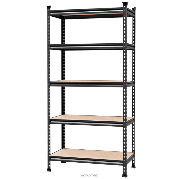 5-Tier Adjustable Metal Rack Storage Heavy Duty Shelving Unit, 4000 lbs Load Capacity 8884L12 Morden WORKPRO Storage