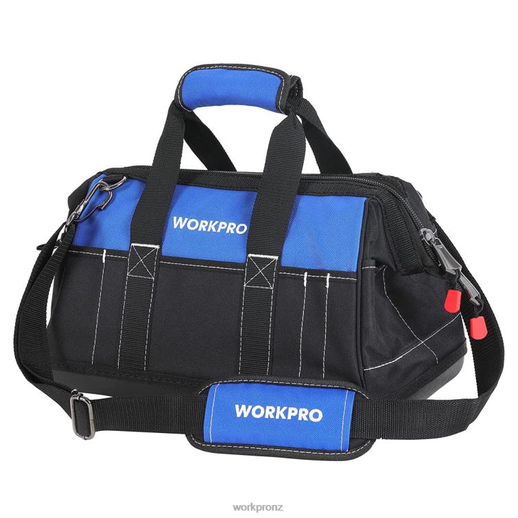 16-inch Wide Mouth Tool Bag with Water Proof Molded Base 8884L34 Useful WORKPRO Storage