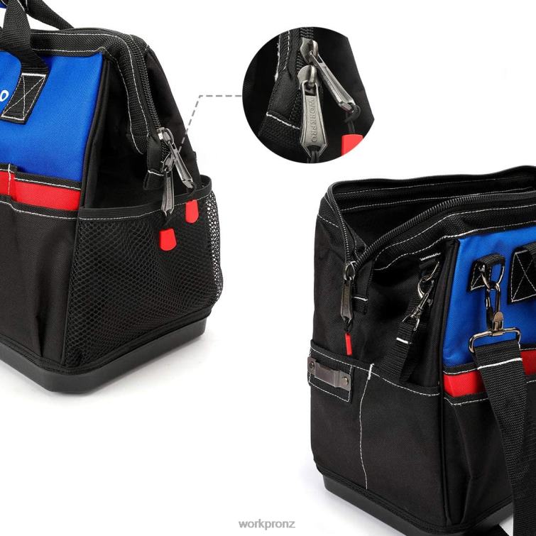 Tool Bag Closed Top Wide Slot Storage with Waterproof Base and Adjustable Shoulder Straps 8884L30 Morden WORKPRO Storage